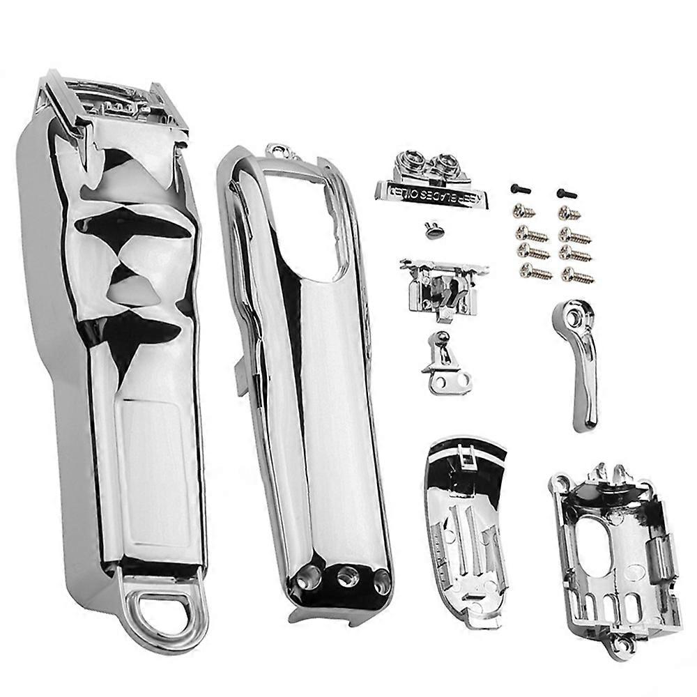 ασημί Diy Full Housing Combo, κάλυμμα κουρευτικής μηχανής για τη σειρά Wahl Magic Clipper Cordless #8148, #8591(Trasparent)