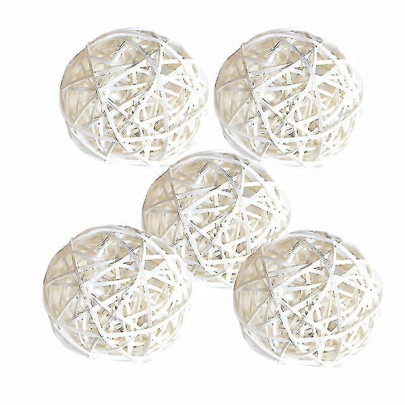 10pcs 5cm wicker rotting baller bord bryllupsfest dekorasjon