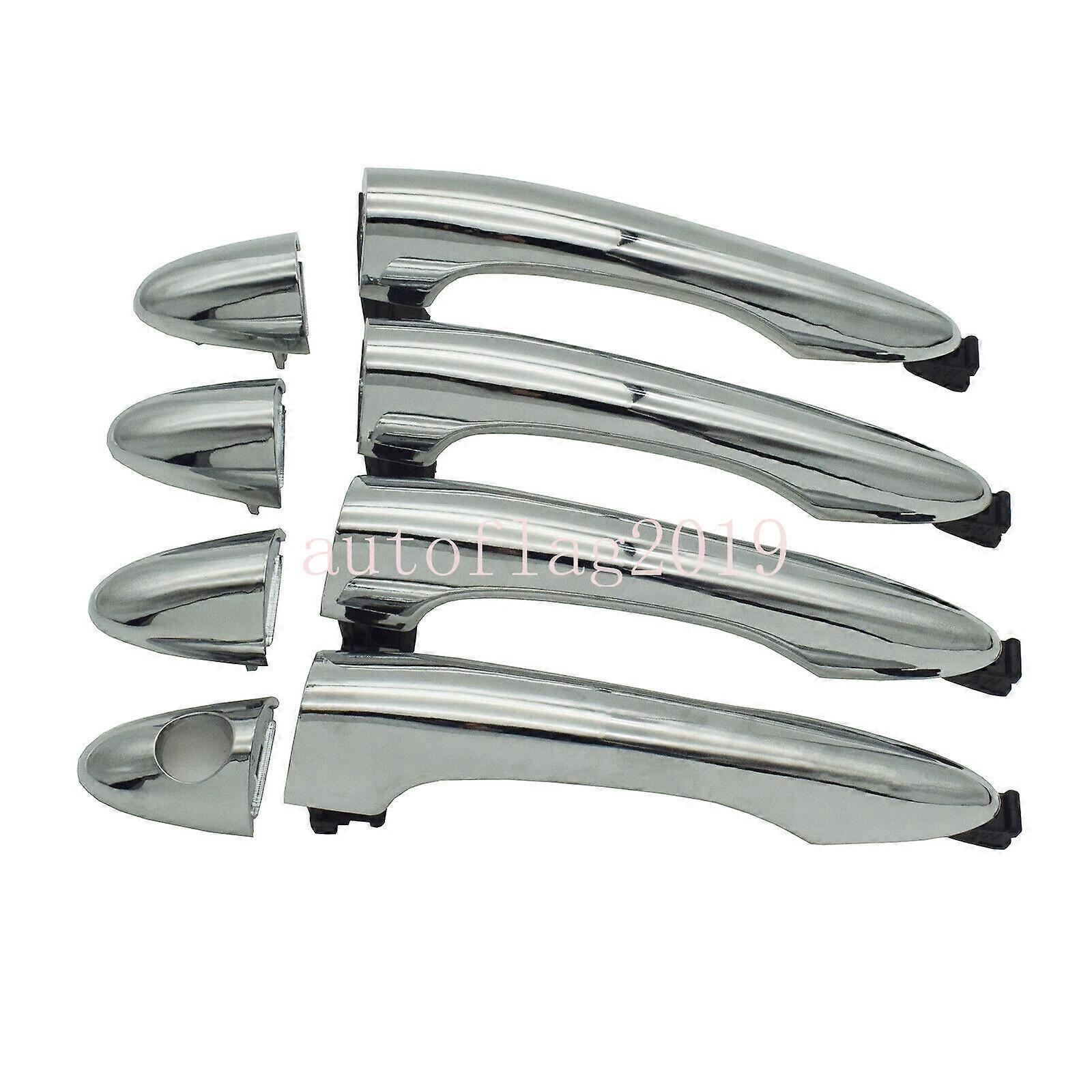 4Pcs Outside Door Handles Chrome FL FR RL RR For Kia Sportage 2011-2016 ...