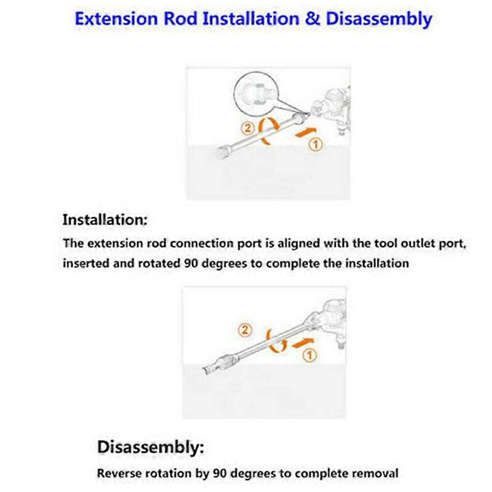 Extension Rod Adapter For WORX Hydroshot WG629E WG630 WG644 Cleaning Tool Extension Rod Adapter For WORX Hydroshot WG629E WG630