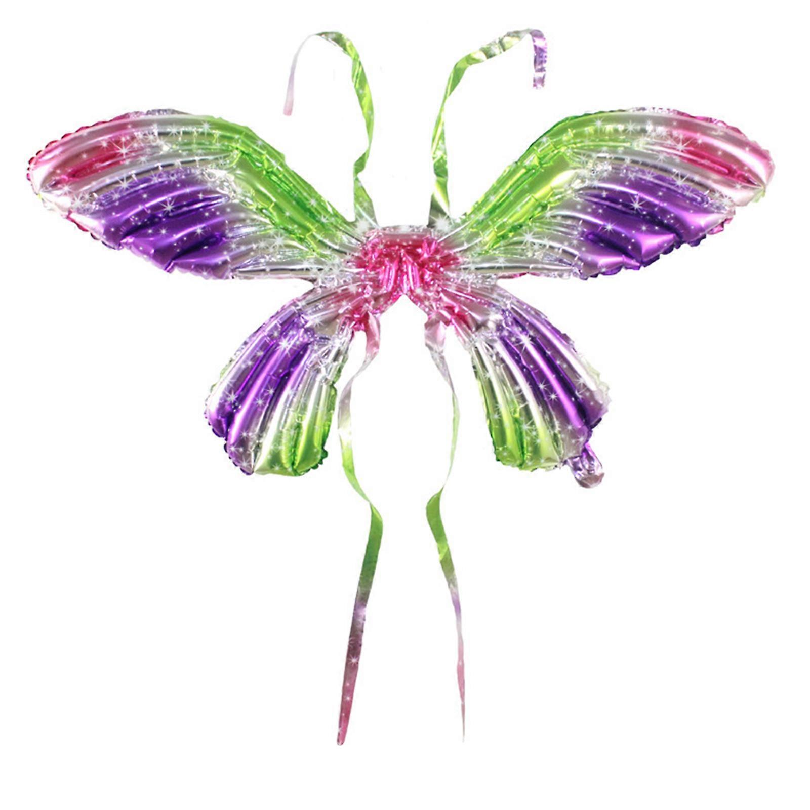 Butterfly Wings Toys Kids Gift Wedding Birthday Party Supplies  Foil Reusable Unique Aluminum Film Decoration