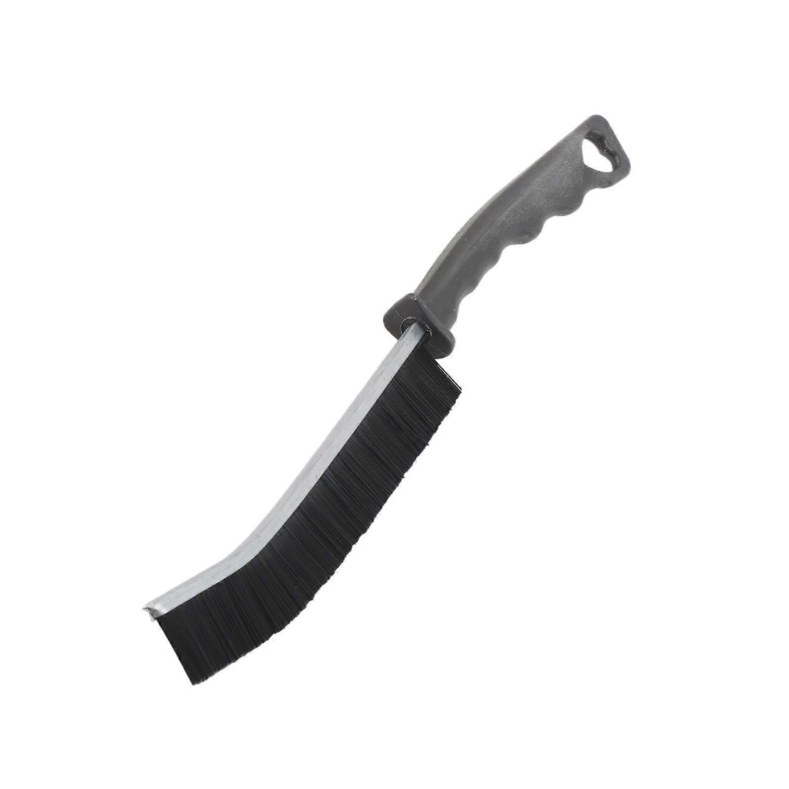 Gap Cleaning Brush PE Alloy Black Comcompatibletable Grip Multifunctional Gap Brush compatible Shutter Door Window Track Kitchen