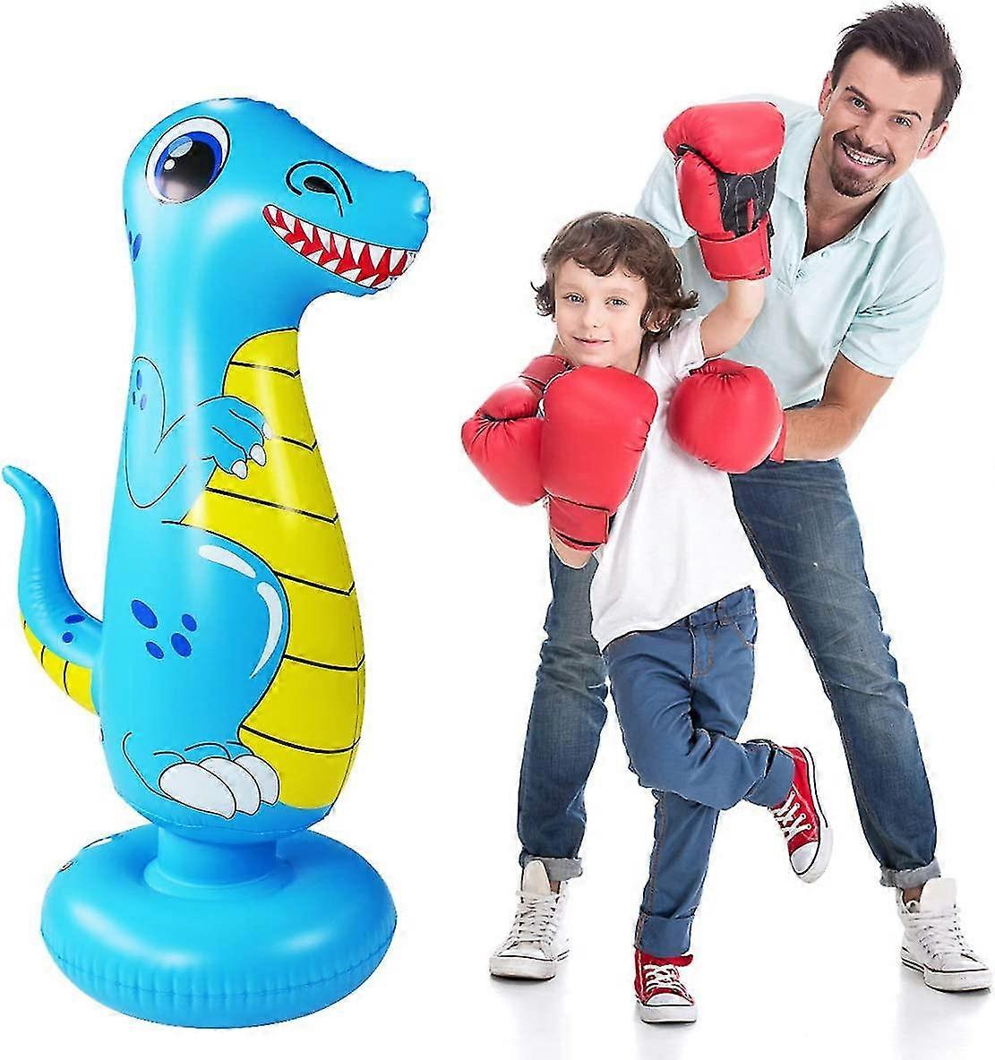 Inflatable Punching Bag For Kidsfree Standing Boxing Bag For Immediate Bounce Back Heavy Punching Bag For Practicing Karate, Taekwondo,de-stress Boxin