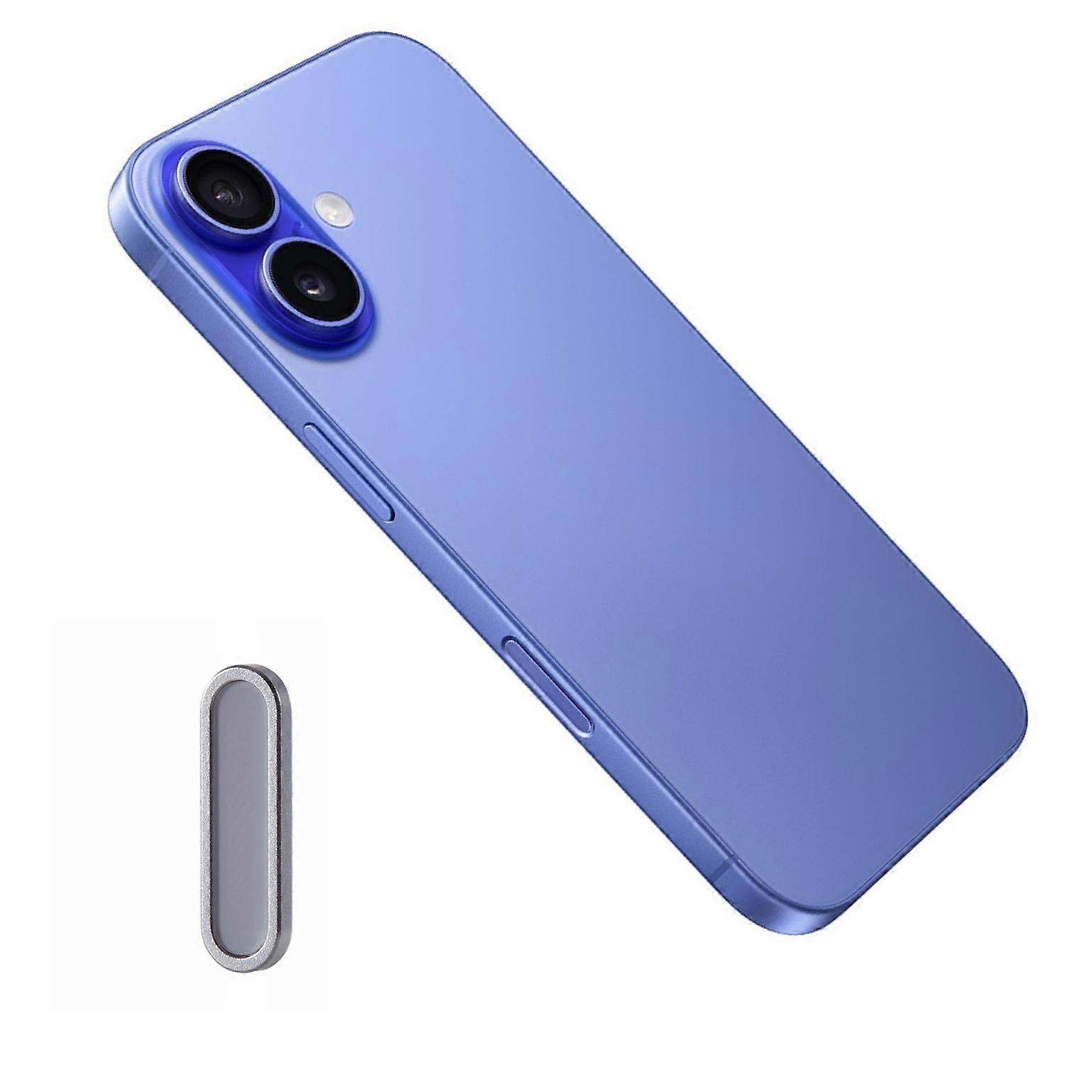 Metal Camera Button Cover For iPhone 16 16 Plus 16 Pro 16 Pro Max Adjustable Spacing Camera Button P