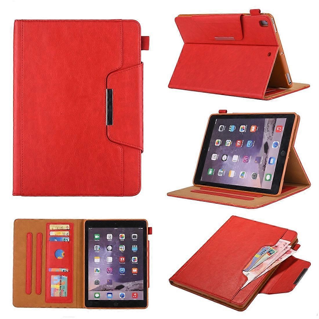 For iPad 10.2 2021 / 2020 / 2019 Business Style Horizontal Flip Leather Case with Holder & Card &