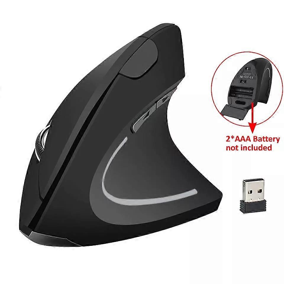 HKYC Wireless Mouse Vertical Gaming Mouse USB Computer Mice Ergonomic Desktop Upright Mouse 1600 DPI for PC Laptop Office Home Mice & Trackballs