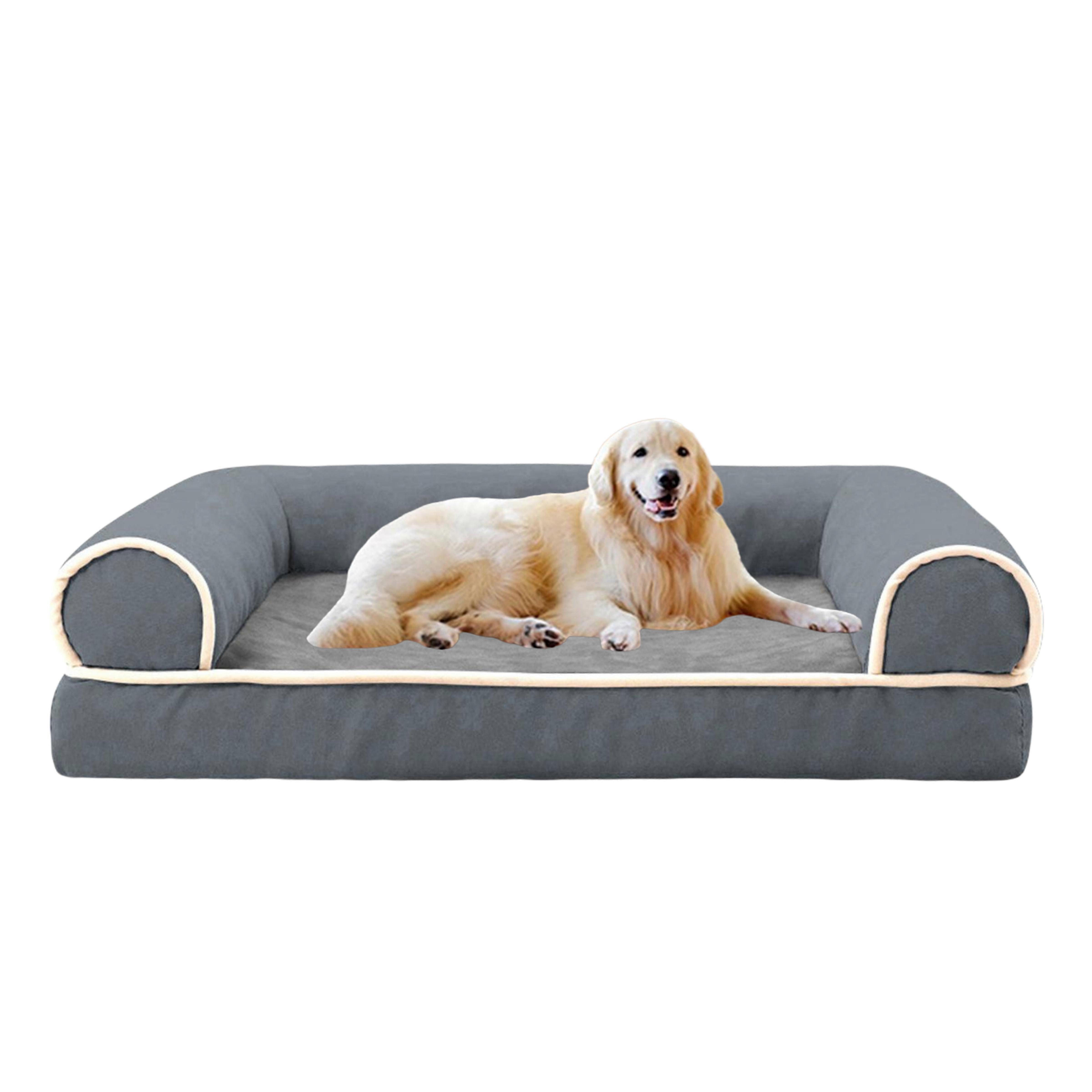 Orthopedic Dog Beds For Large Dogs,Egg Crate Foam Pet Bed Mat With Removable And Washable Cover And Non Slips Bottom,Dog Sofa Bed