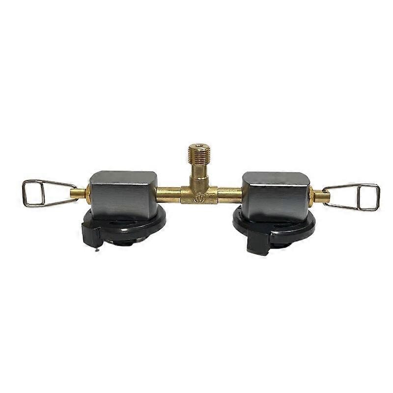 2 in 1 Butane Adapter Conversion Adapter Outdoor Gas Stove Camping Stove Cylinder Butane Convertor Bottle for Camping Hiking Portable Cooking Stoves