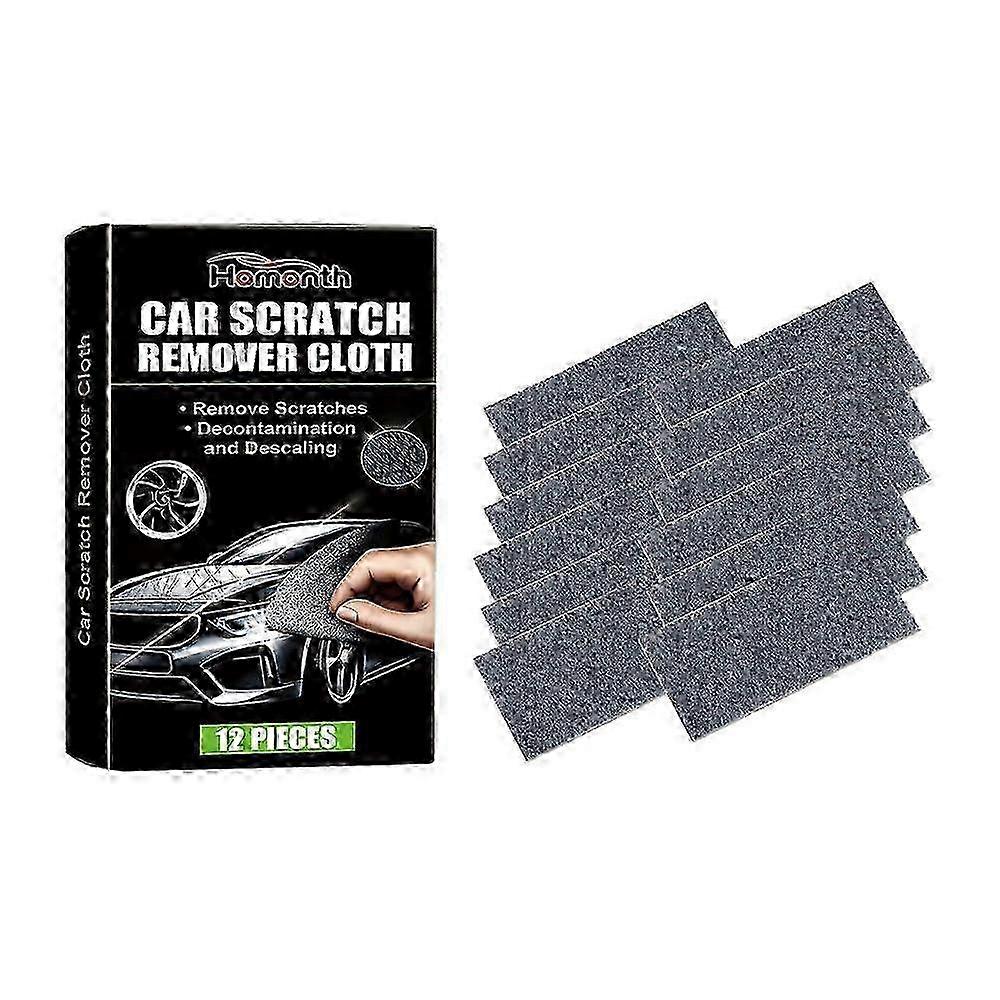 12Pcs Nano Sparkle Cloth For Car Scratches Nano Magic Cloth Scratch Remover