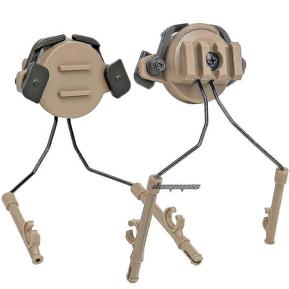 Tactical Helmet Military Airsoft Headset Holder Fast Helmets Rail Adapter Set Adjustable Rail Suspension Bracket