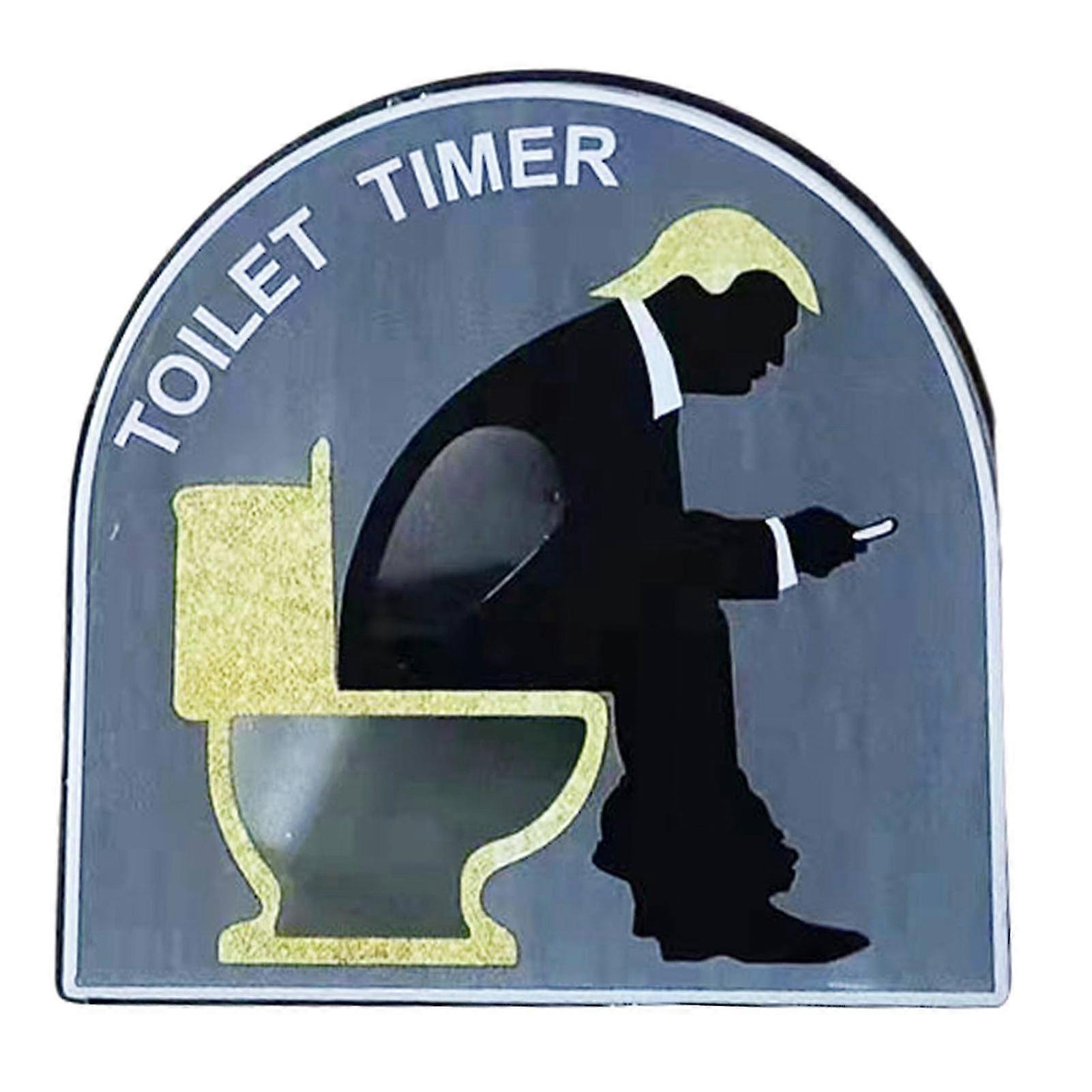 Toalett Timer 5 minutter Trykt Multipurpose Nøyaktig Sensitiv Dekompresjon Morsom gave Bad Poop Timer Timeglass Hjemmebruk Kaesi