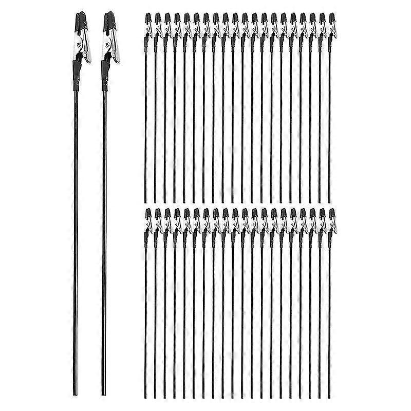 40PCS Alligator Clip Sticks For Gundam Model Painting For Airbrush Spraying Hobby Modeling Parts For DIY Card Photo Memo