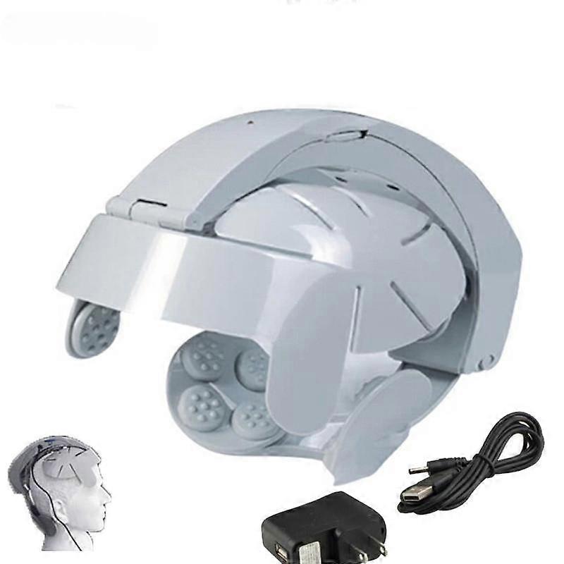 ΝΕΟ ηλεκτρικό κεφάλι Massager κράνος Scalp χαλάρωση εγκεφάλου χαλάρωση δόνηση Acupoint υγεία τριχωτό της κεφαλής μηχανή μασάζ