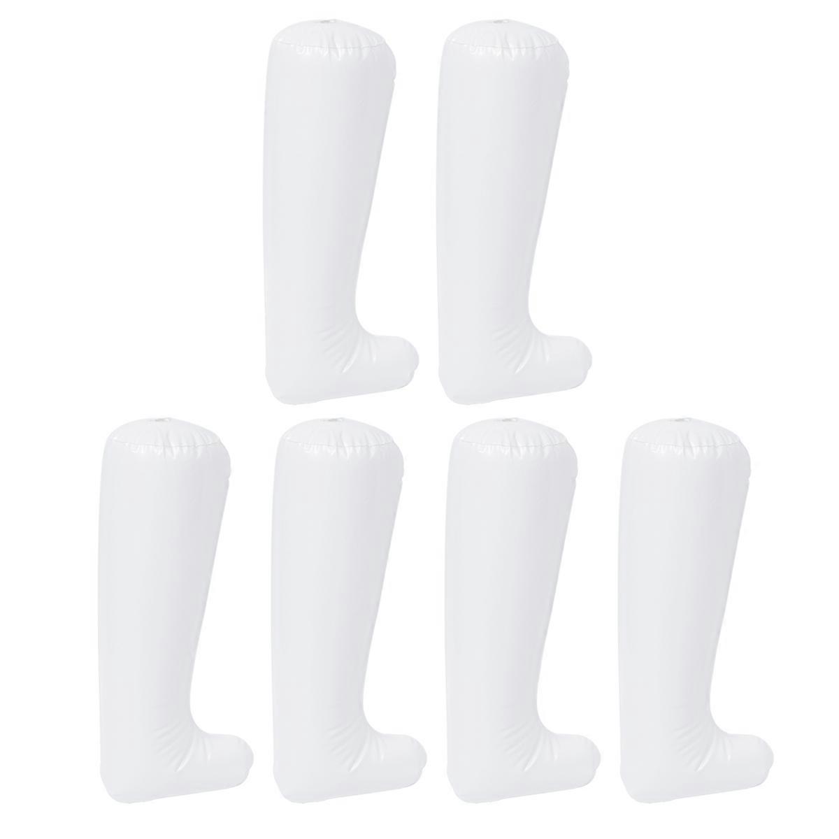 3 Pairs White Boots Inflatable Boot Supports Boots Stretcher Boots Inserts Blow Boot Shapers Boot Shoe Shaper