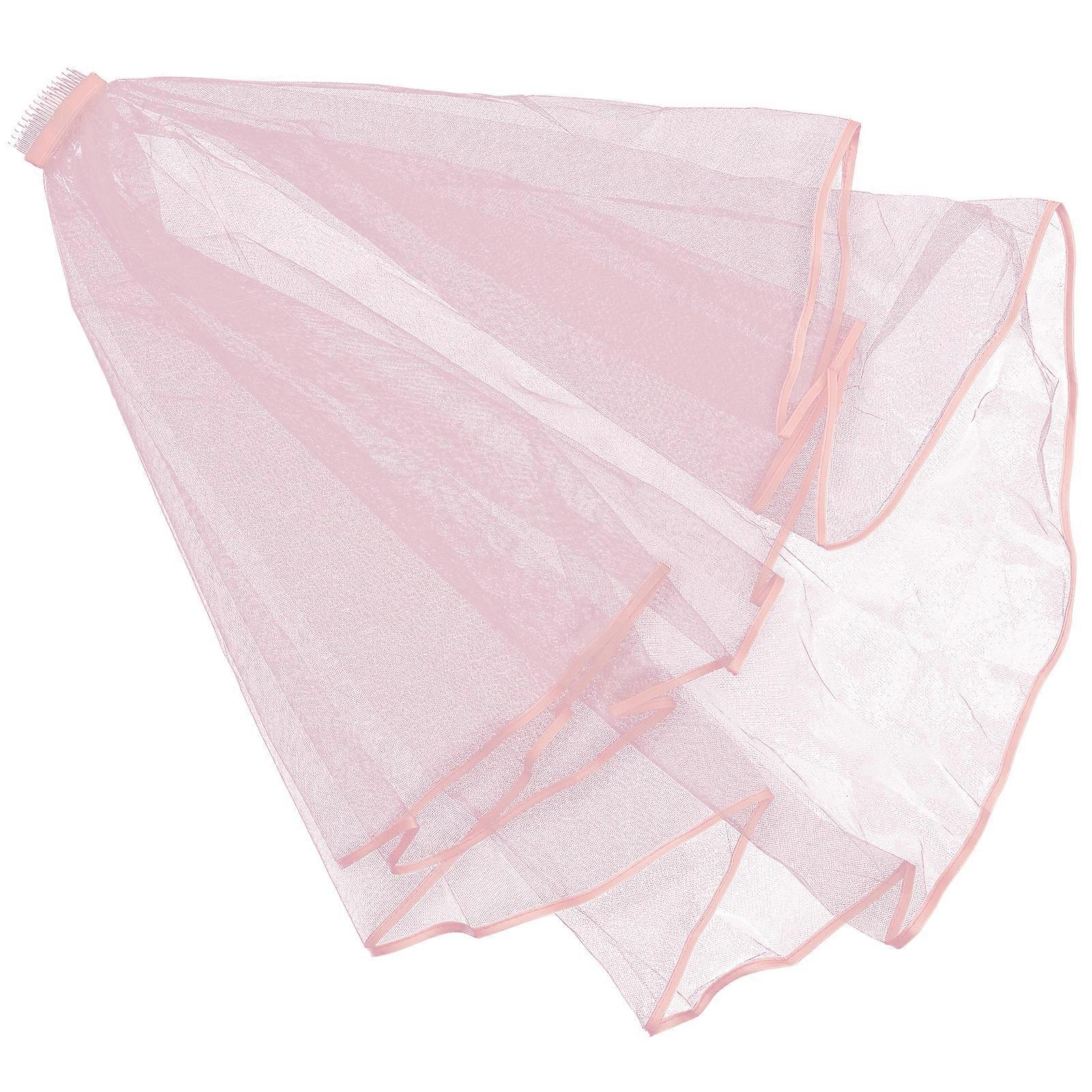 Welon ślubny Welon ślubny Wedding Party Photo Shot Short Veil Double Layer Veil