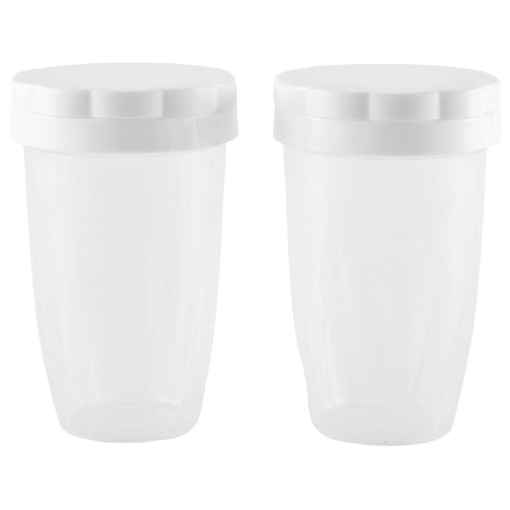 2 Pcs Icing Sugar Shaker With Lid For Cocoa Shaker Flour Sieve Tool