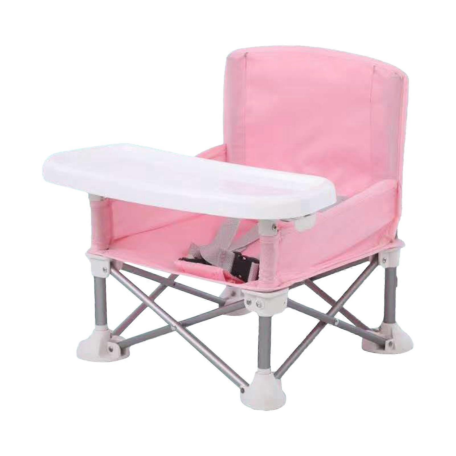 Νέα αναβάθμιση Baby Booster Seat για Τραπεζαρία Πτυσσόμενη Φορητή Βρεφική Καρέκλα Σίτισης με Δίσκο και Ζώνη Ασφαλείας