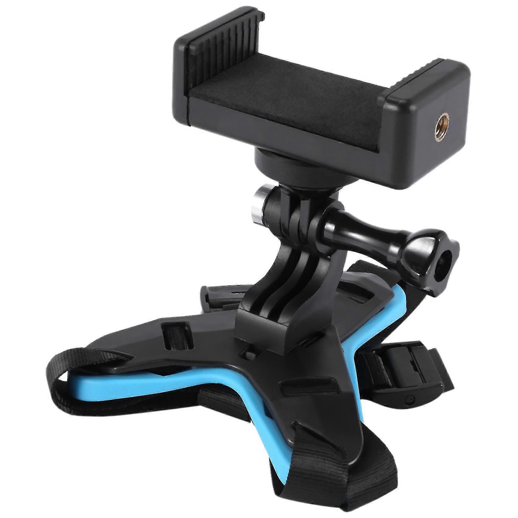 Helmet Chin Mount Holder With Phone Stand And Remote / Motorcycle Helmet Stand For Action Camera An