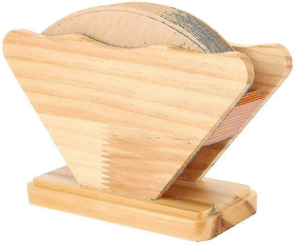 Wood Coffee Filter Holder,coffee Paper Storage Rack,filter Paper Base,bamboo Filter Paper Storage