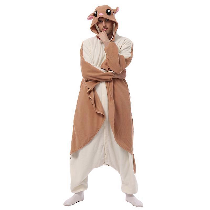 ELEIMOS Halloween Flying Squirrel Onesie For Women Men Adult