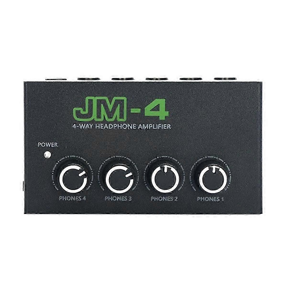 4-way Headphone Amplifier 4 Channel Real Stereo Hifi Earphone Amp Audio Usb Headphone Amplifier Eu Plug