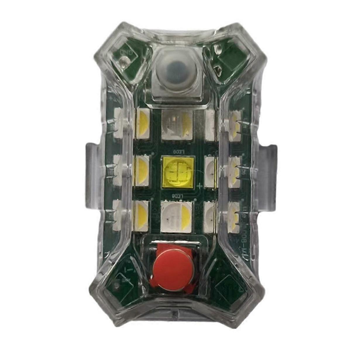 Wireless Rechargeable LED Strobe Lights with Remote Control Waterproof for Motorcycle Bike Car Dron