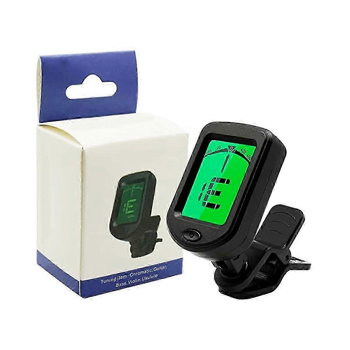 موالف الغيتار الاحترافي مناسب للغيتار الصوتي / الكهربائي ، القيثارة ، الكمان ، الجهير ، اللون Tu