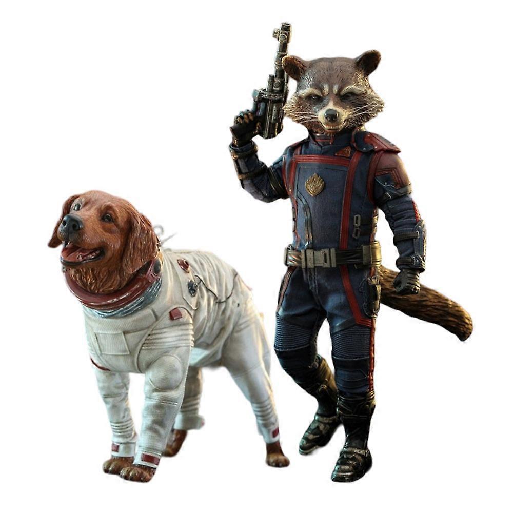 Guardians of the Galaxy Vol 3 Rocket and Cosmo 1:6 Scale Hot Toy Action Figure