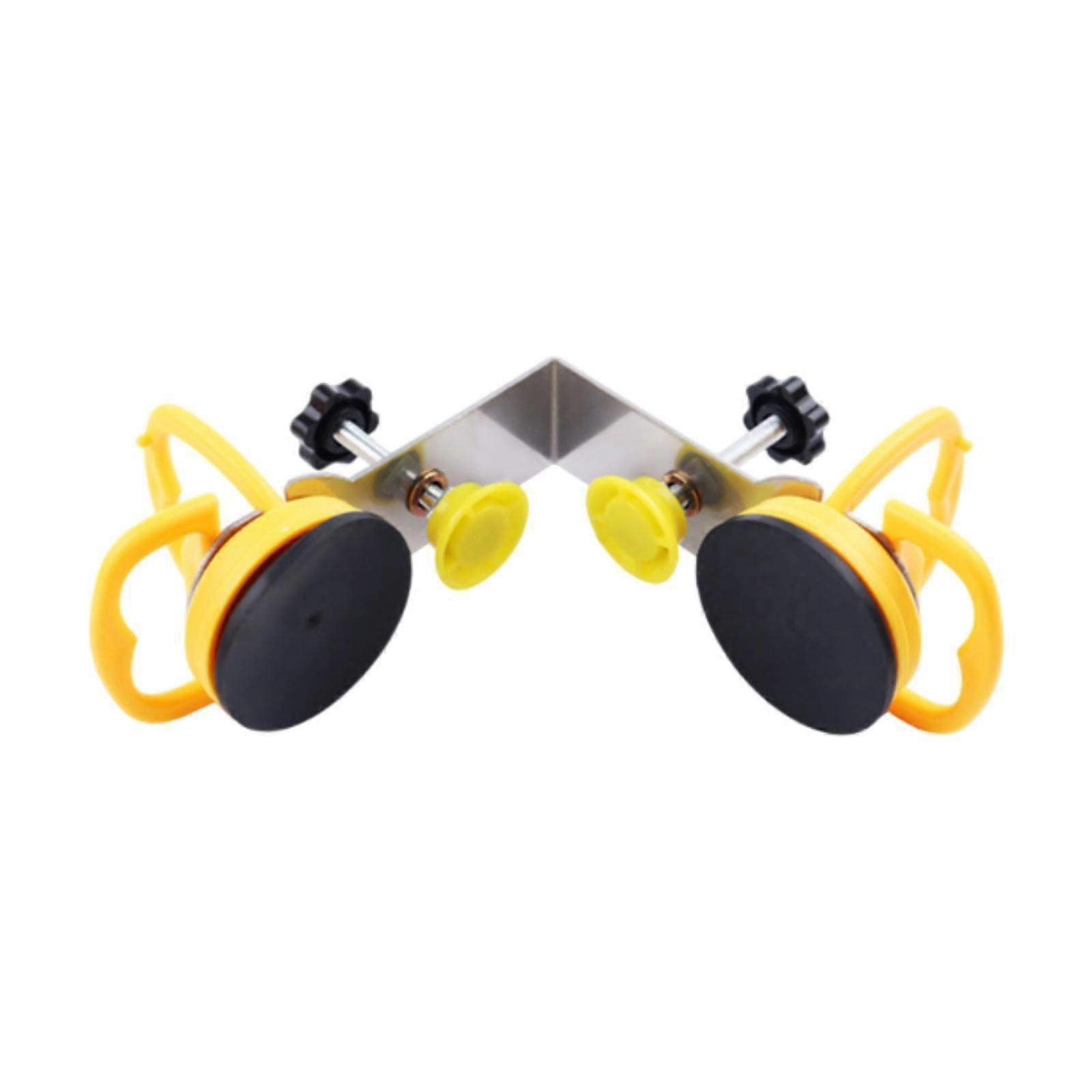 Seamless Seam Setter Seam Joining Leveling Metal 90 Degree Stone Seam Setter Double Suction Cup