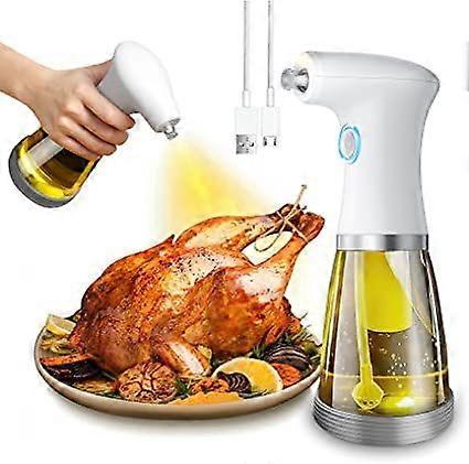 Kitchen electric spray bottle USB charging atomizing oil seasoning kettle
