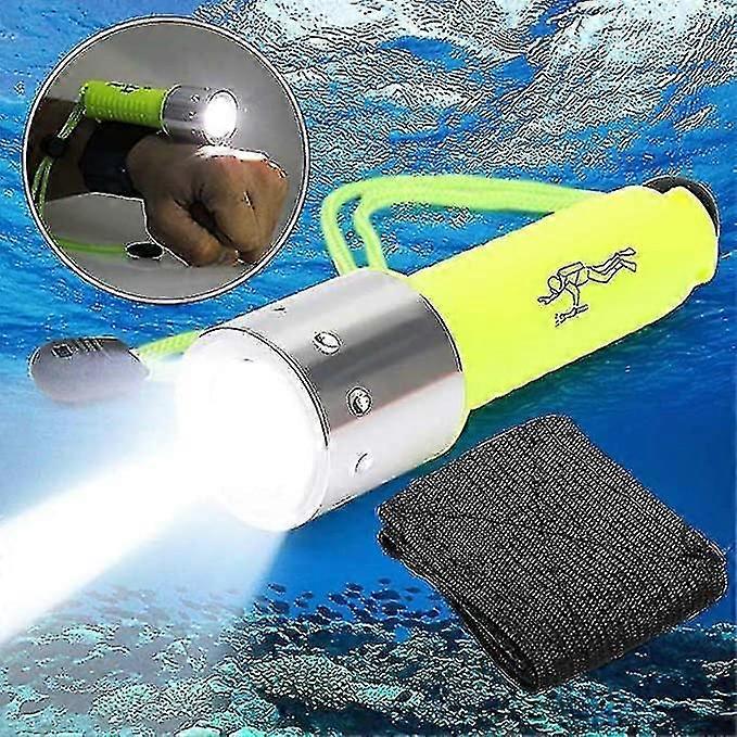 Portable 6000 Lumen Diving Torch Underwater 50 Metre Torch Rechargeable Led Light Diving Safety Torch