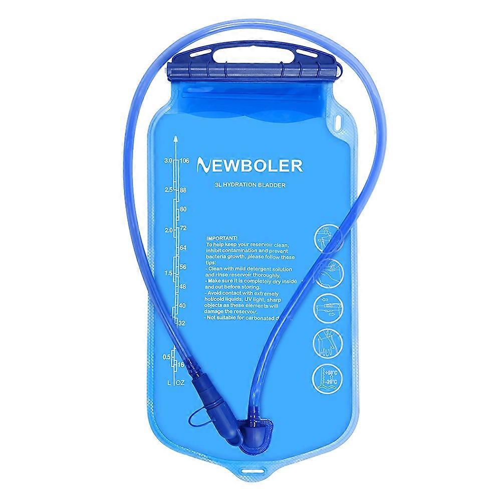 Type A NEWBOLER BOT006 3L Portable PEVA Water Pack Hydration Bladder for Cycling Hiking Running