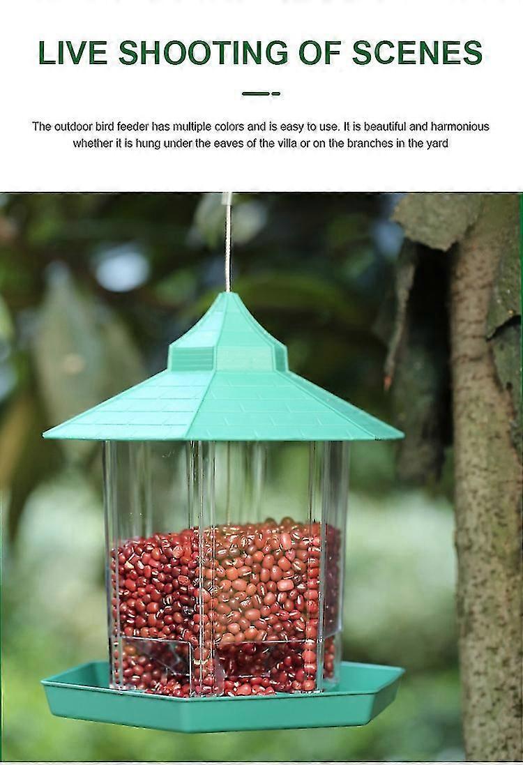 Hanging Feeding Station Bird Feed Bird Feeder, Waterproof Bird Feeder