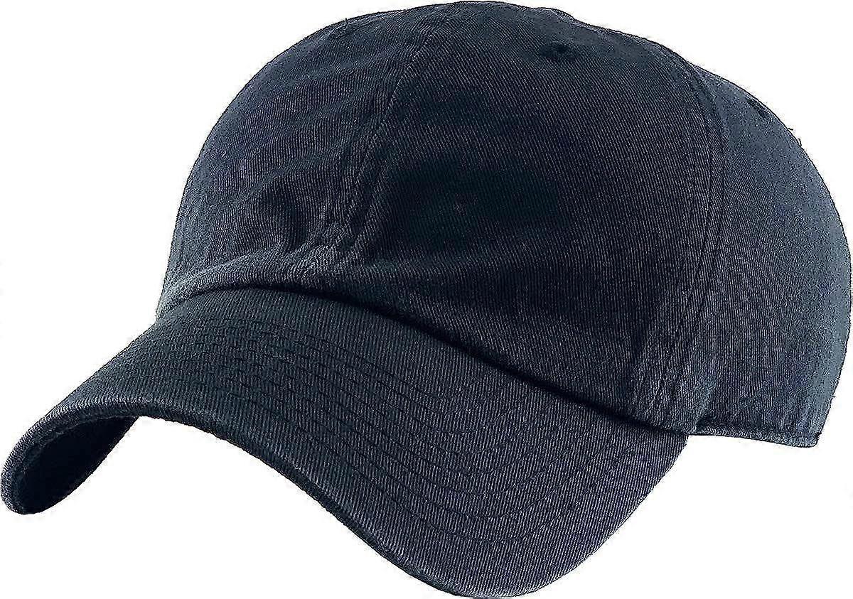 Low Profile Cotton Cap Men Ladies Baseball Cap Dad Hat Adjustable Unstructured Plain CapBlack 