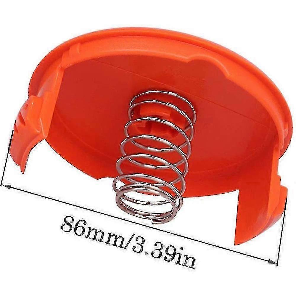 Replacement Spool Compatible With Black And Decker Af-100 Weed Eater Spools Refills Line Autofeed 30ft 0.065 Gh600 Gh900 With Rc-100-p Spool Cap