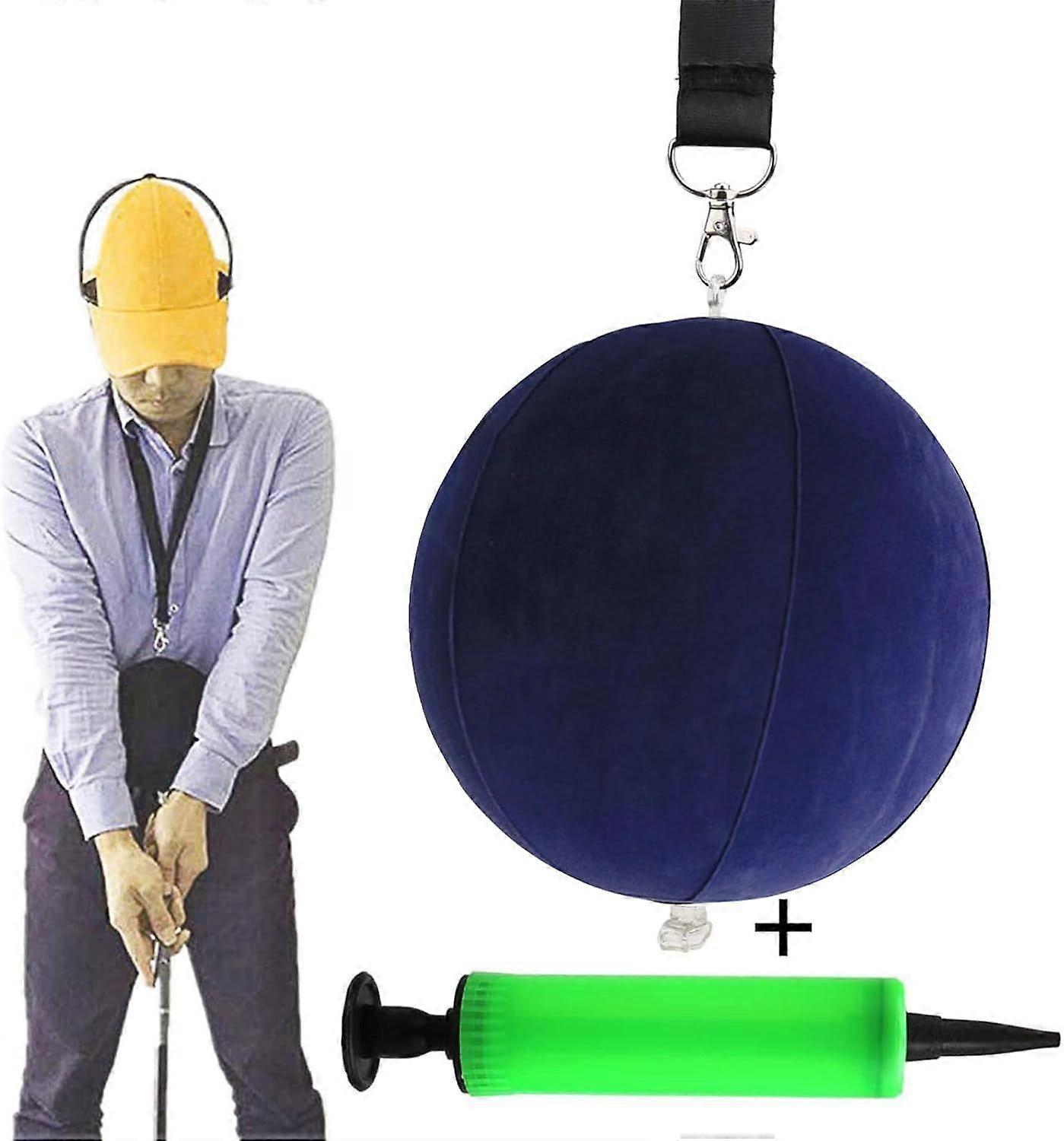 Golf Smart Ball - Golf Swing Trainer with Inflator Pump for Posture Correction