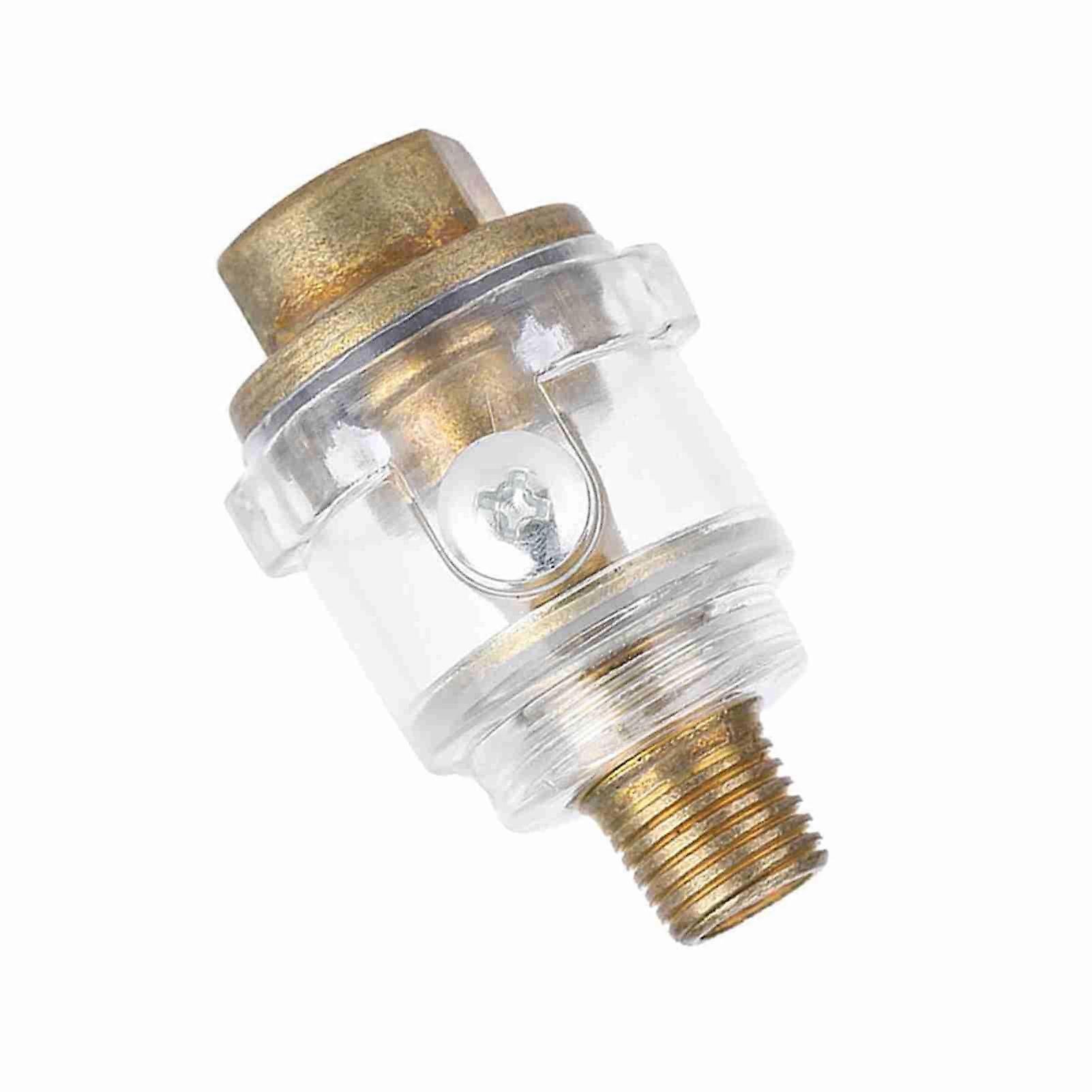 1/4" BSP Mini In Line Air Tool Oil Lubricator Oiler Compressor Pipe Automatic Lubrication