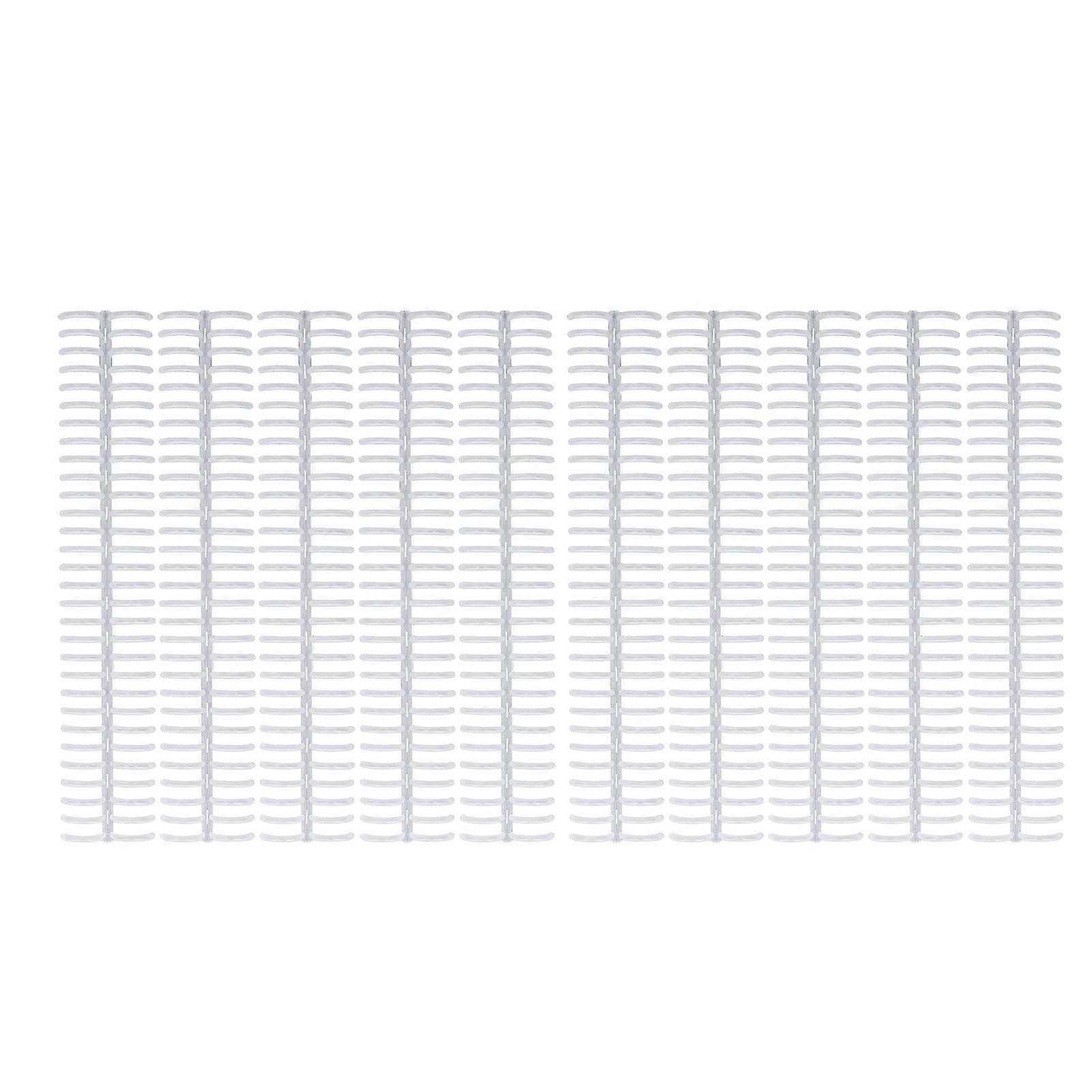 19mm Binding Comb 30 Ring Plastic Binding Spines 10 Pcs Transparent for A4 B5 A5 Paper 150 Sheet Capacity