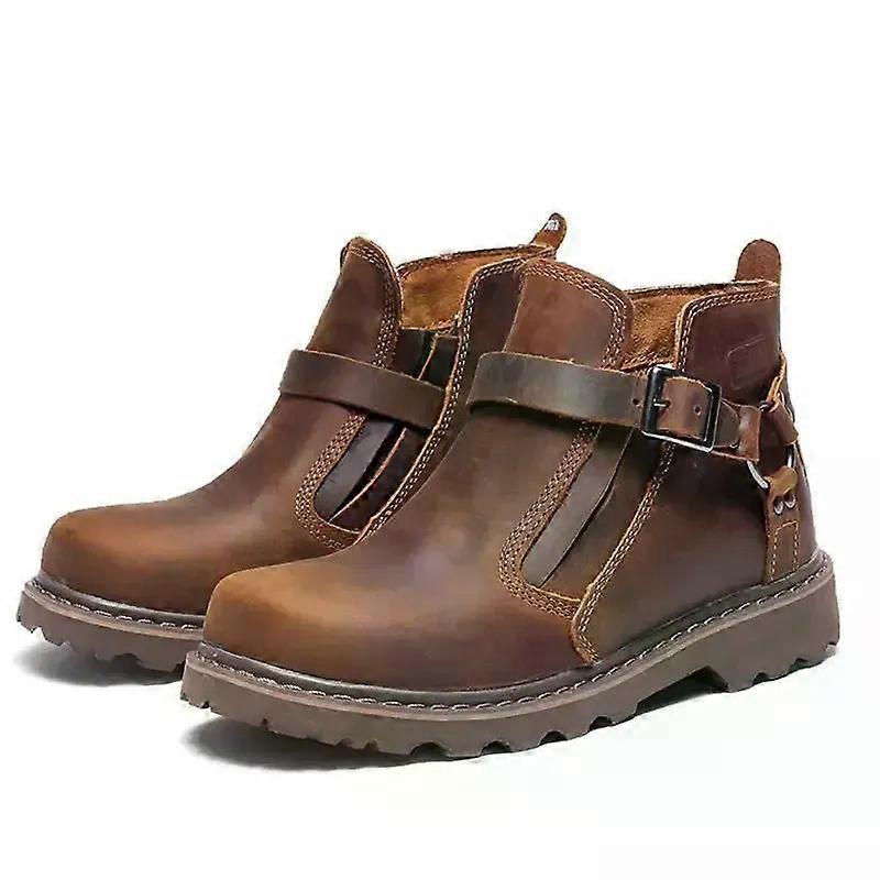 Boots Cuple Botas Retro Motorcycle Boots Cowhide Motobike Botas