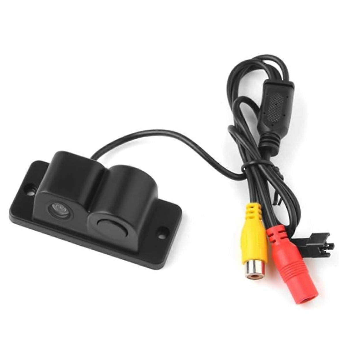 Waterproof 2 in 1 HD Degree Wide Viewing Angle Car Reverse Backup Rear View Camera with Built-in Ra