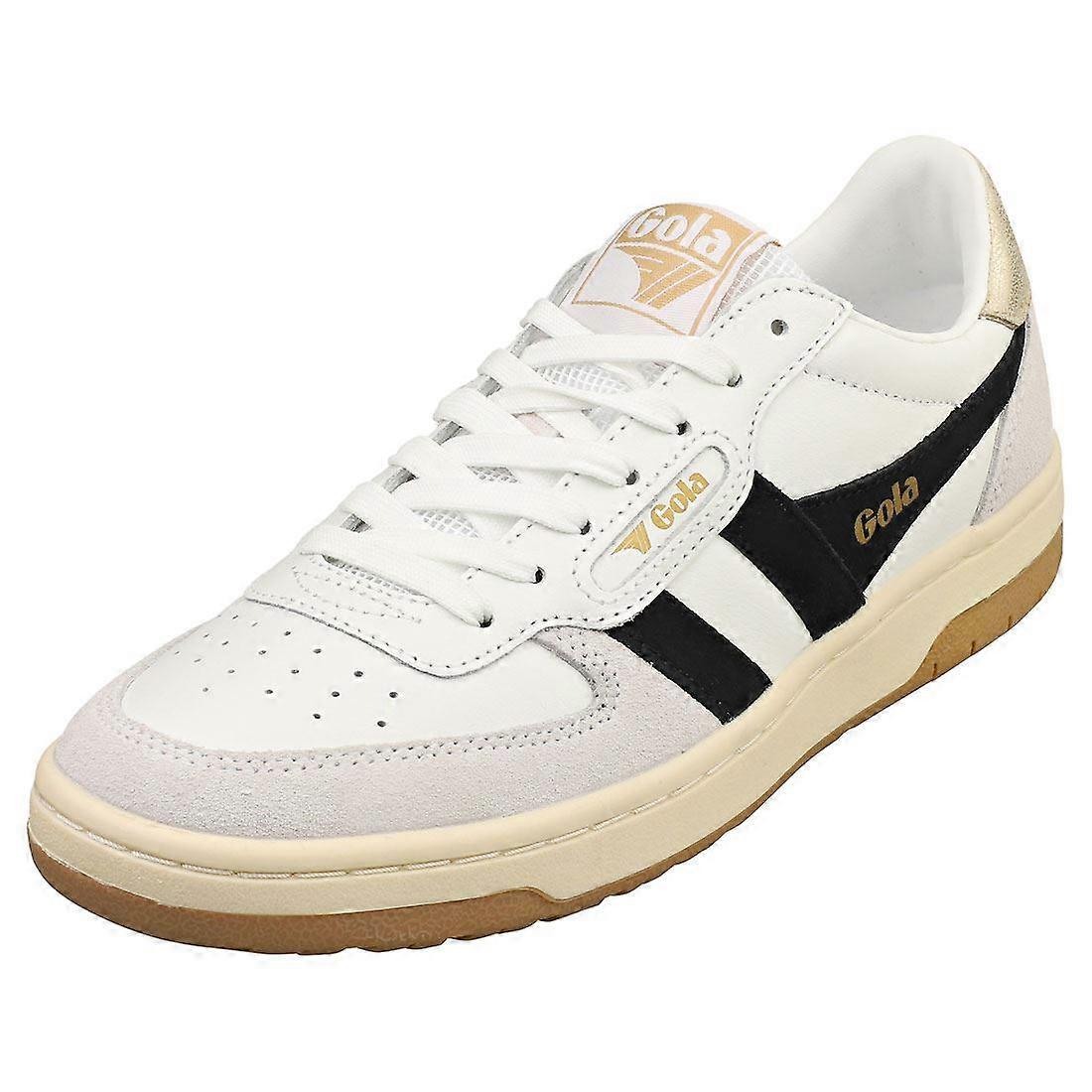 Gola Hawk Womens Casual Trainers in White Black
