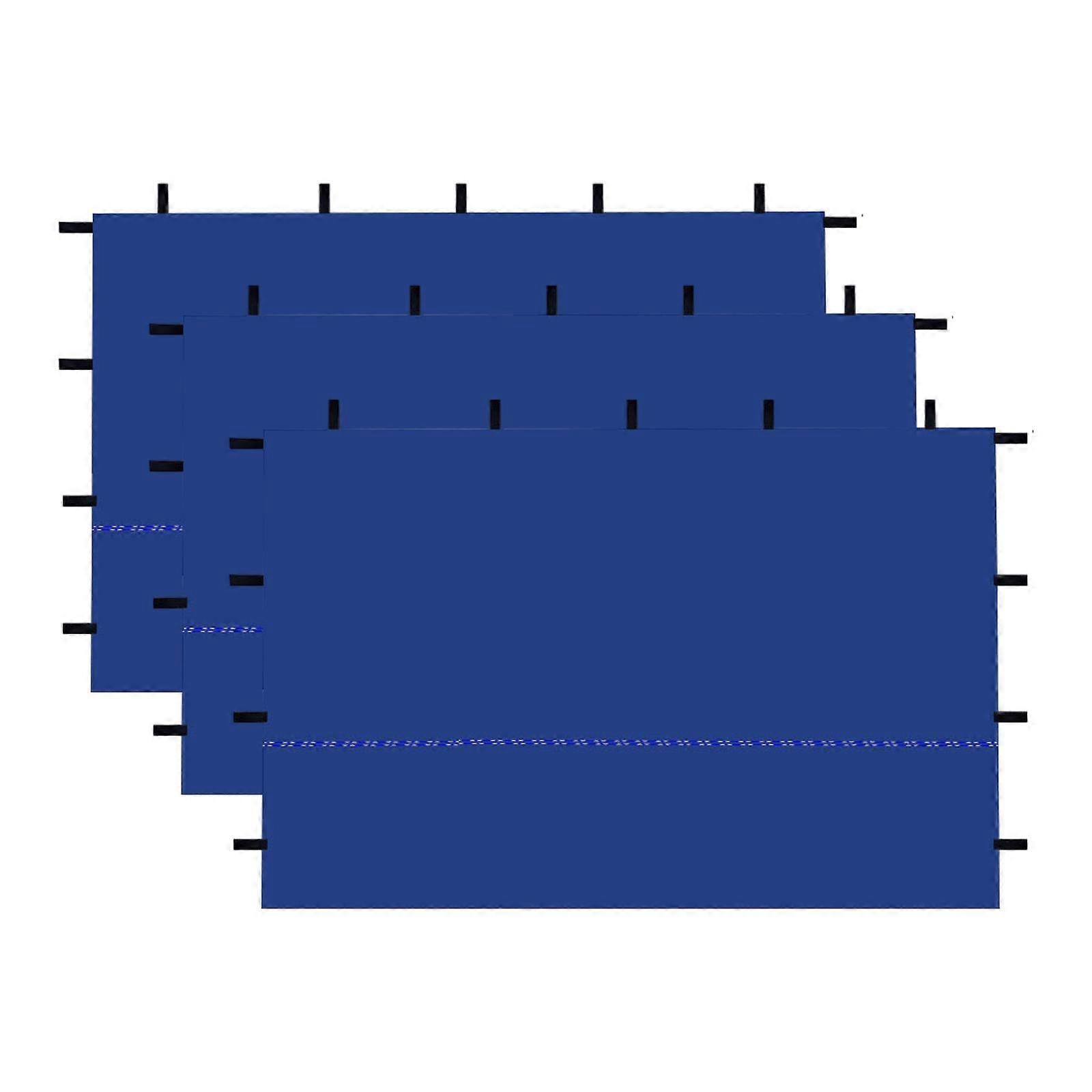 3xキャノピーテントサイドウォール防風防水ブルーパーゴラ屋外パティオ用