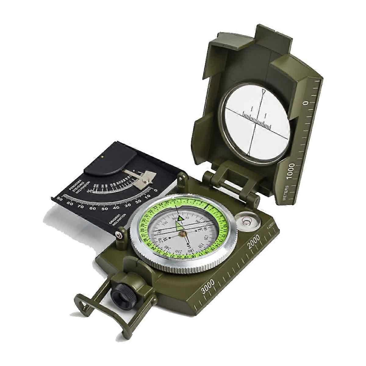 Geology Compass, Inclinometer, Waterproof Tactical Compass