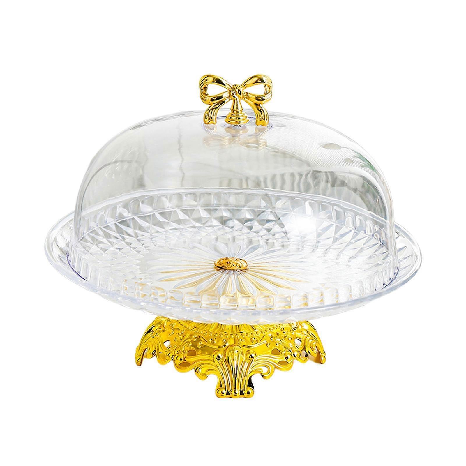 Footed Pastry Display Server Dessert Snack Serving Platter Multifunctional Round