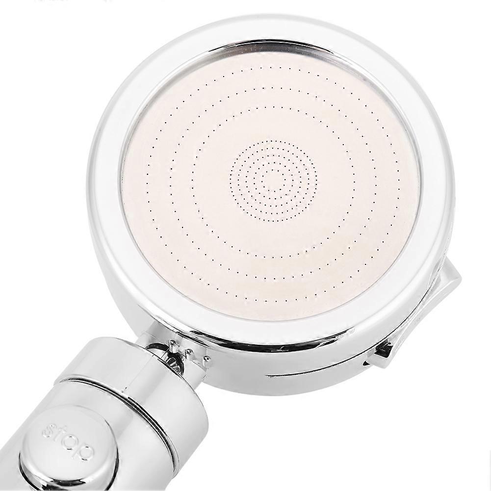 Electroplating ABS Shower Head With Three Spraying Speeds G1/2 Inch Thread ABS Plastic Chrome Finish