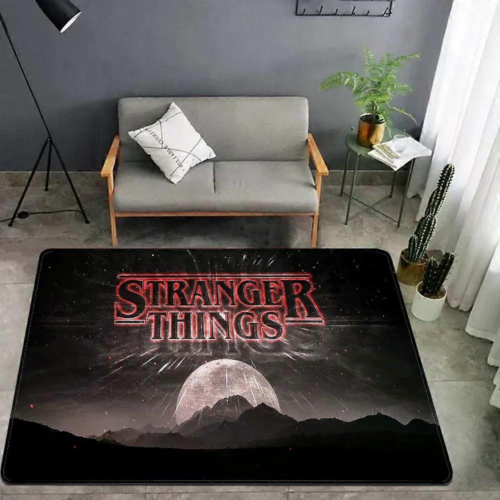 S-Stranger-Things Gulvmåtte Retro Multiple Choice Stue Køkken Tæppe Skridsikker Moderne Boligindretning