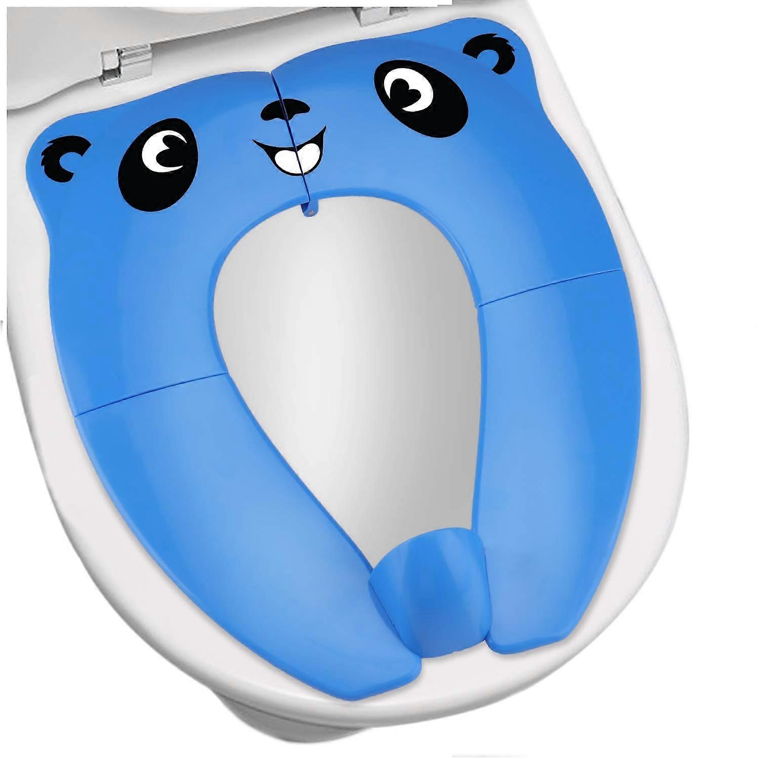 Portable Potty Training Seat, Non Slip Suction Cups & Easy to Clean PP Material, Collapsible Design for Easy Storage, Safe & Healthy Material for