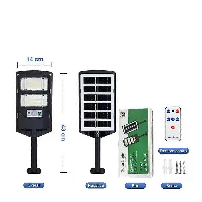 100000LMSolar Led Light Outdoor Powerful Outdoor Motion Sensor Solar Lamp Waterproof Garden Street Lamp