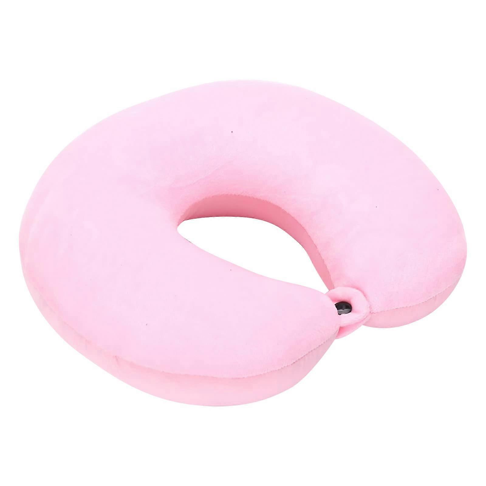 Travel pillows for adults memory foam neck pillow can be added with Snap buttons for aircraft