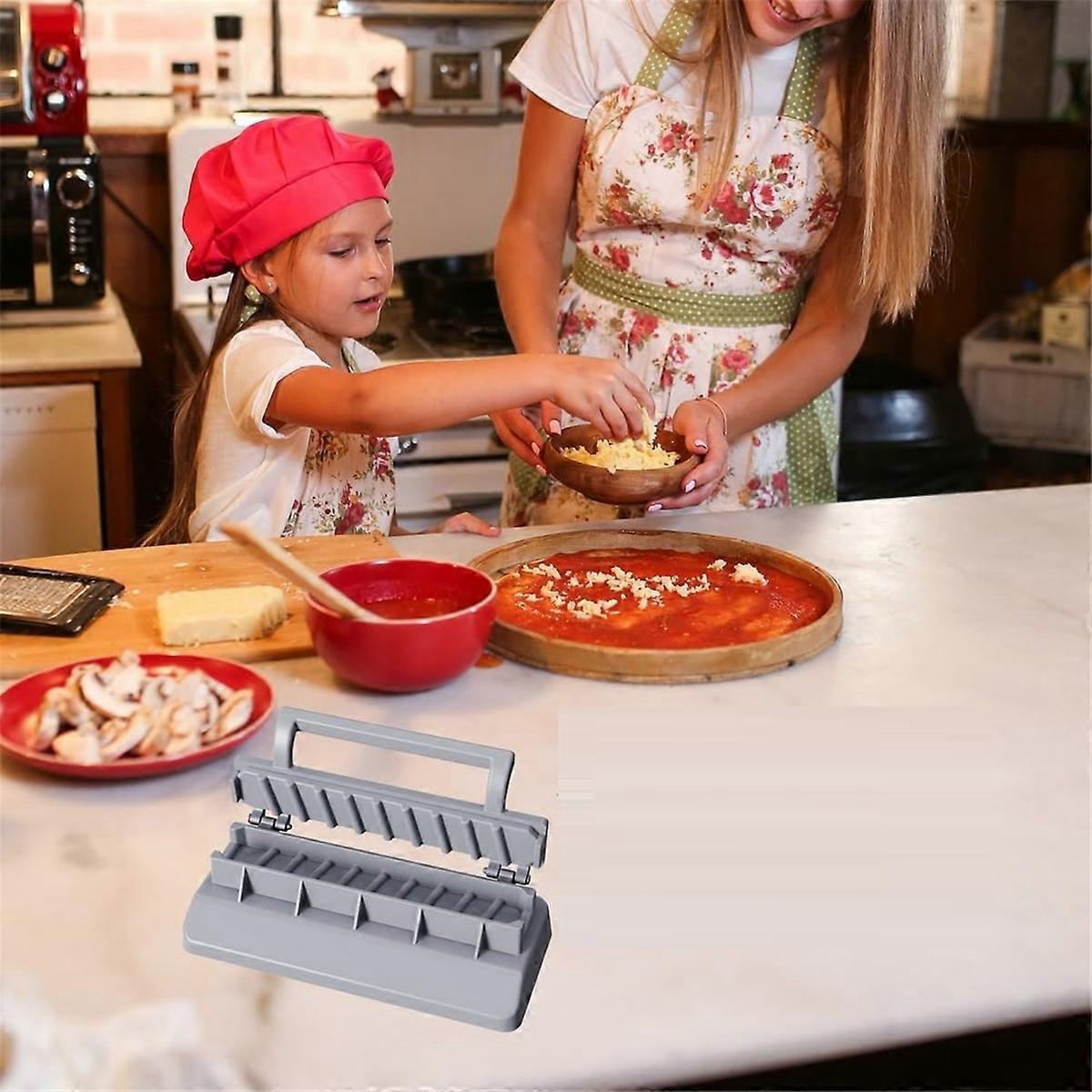 Large Kebab Maker Press, Manual Kabob Mould, black + gray